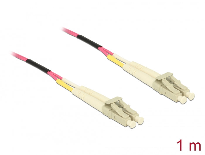 Delock Kabel Lichtwellenleiter LC > LC Multimode OM4 1 m