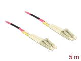 Delock Kabel Lichtwellenleiter LC > LC Multimode OM4 5 m