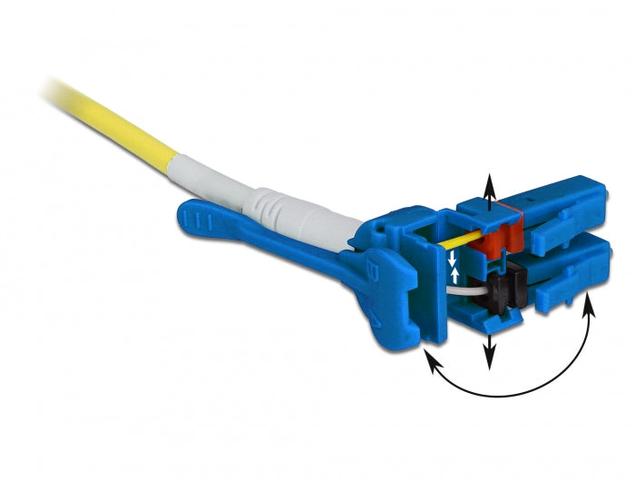 Delock Kabel Lichtwellenleiter LC > LC Singlemode OS2 Uniboot 1 m