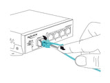 Delock Kabel Lichtwellenleiter LC > LC Multimode OM3 Uniboot 2 m