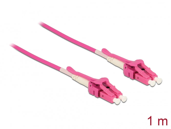 Delock Kabel Lichtwellenleiter LC > LC Multimode OM4 Uniboot 1 m