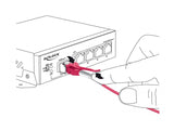Delock Kabel Lichtwellenleiter LC > LC Multimode OM4 Uniboot 1 m
