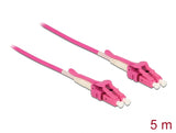 Delock Kabel Lichtwellenleiter LC > LC Multimode OM4 Uniboot 5 m