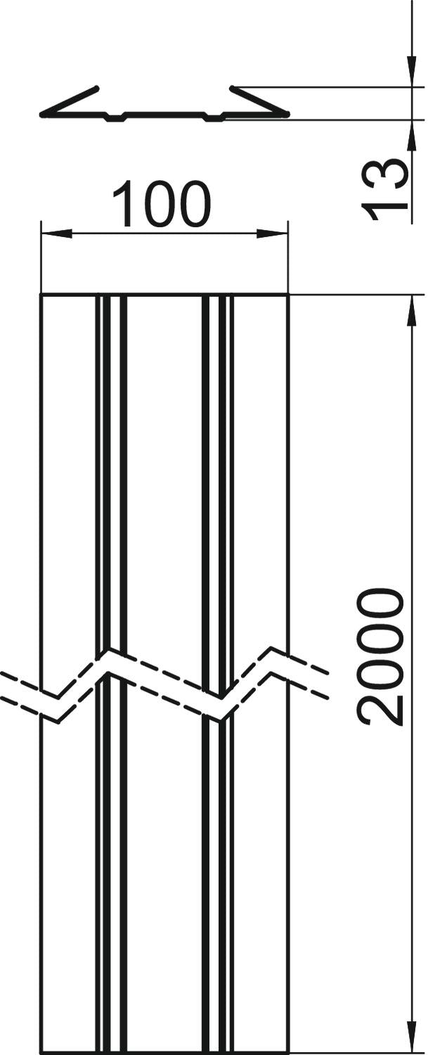 Bodenschiene BETTERMANN Zubehör flex LF-System