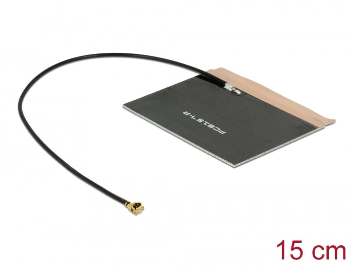 Delock LTE Antenne I-PEX Inc., MHF® I Stecker 2,0 - 3,5 dBi 1.13 15 cm PCB intern Klebemontage