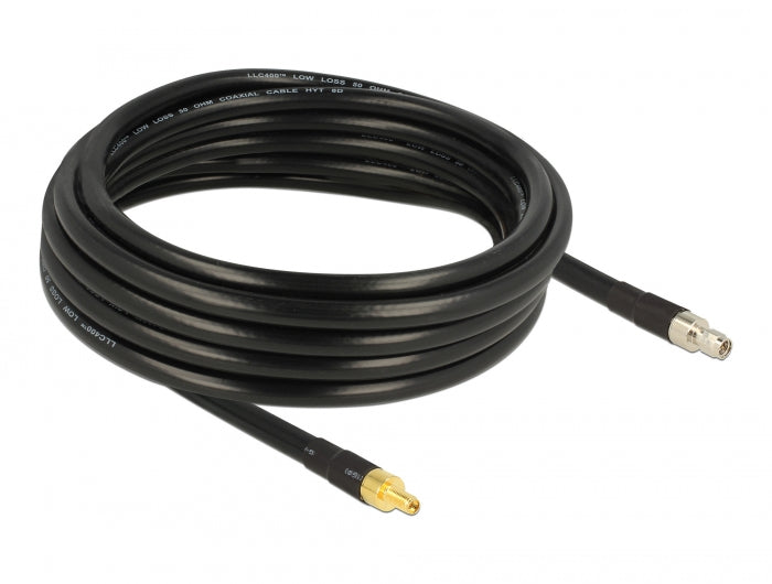 Delock Antennenkabel SMA Stecker > SMA Buchse CFD400 LLC400 5 m low loss