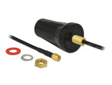 Delock ISM 433 MHz Antenne SMA Stecker 2 dBi omnidirektional schwarz Dachmontage outdoor