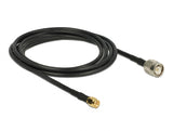 Delock Antennenkabel TNC Stecker > SMA Stecker RG-58 C/U 2,5 m