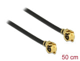 Delock Antennenkabel I-PEX Inc., MHF® I Stecker zu I-PEX Inc., MHF® I Stecker 1,13 50 cm