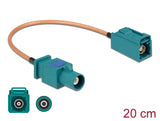 Delock Antennenkabel FAKRA Z Stecker > FAKRA Z Buchse RG-316 20 cm
