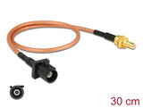 Delock Antennenkabel FAKRA A Stecker > SMB Stecker RG-316 30 cm