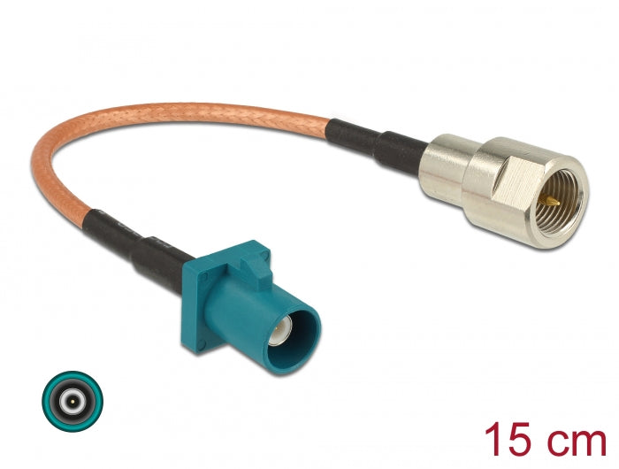Delock Antennenkabel FAKRA Z Stecker > FME Stecker RG-316 15 cm