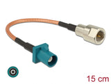 Delock Antennenkabel FAKRA Z Stecker > FME Stecker RG-316 15 cm