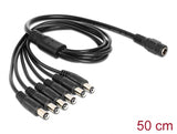 Delock Kabel DC Verteiler 5,5 x 2,1 mm 1 x Buchse > 6 x Stecker