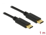 Delock USB 2.0 Kabel Type-C zu Type-C 1 m PD 5 A E-Marker
