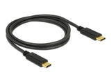 Delock USB 2.0 Kabel Type-C zu Type-C 1 m PD 5 A E-Marker