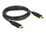 Delock USB 2.0 Kabel Type-C zu Type-C 2 m PD 5 A E-Marker