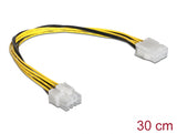 Delock Verlängerungskabel Stromversorgung 8 Pin EPS Stecker > Buchse 30 cm