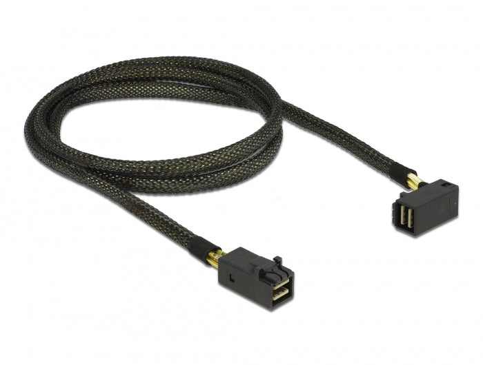 Delock Kabel Mini SAS HD SFF-8643 > Mini SAS HD SFF-8643 gewinkelt 1 m