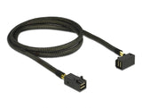 Delock Kabel Mini SAS HD SFF-8643 > Mini SAS HD SFF-8643 gewinkelt 1 m