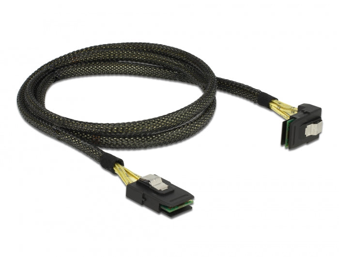 Delock Kabel Mini SAS SFF-8087 > Mini SAS SFF-8087 gewinkelt 1 m