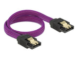 Delock SATA 6 Gb/s Kabel 30 cm violett