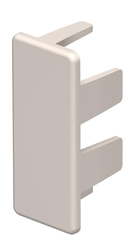 BETTERMANN Endstück LF-K 15x40mm li/re WDK HE15040CW Kst cws RAL9001 unbeh