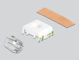 Delock Keystone Modul RJ45 Buchse zu LSA Cat.6A werkzeugfrei geschirmt