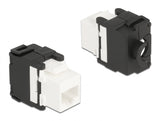 Delock Keystone Modul RJ45 Buchse zu LSA Cat.6A 180° werkzeugfrei