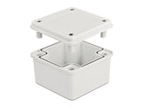 Delock Installationsgehäuse IP65 wasserdicht 96 x 96 x 60 mm grau