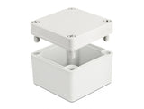 Delock Installationsgehäuse IP65 wasserdicht 100 x 100 x 75 mm grau