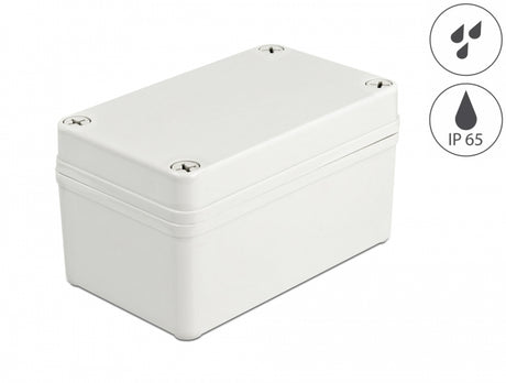 Delock Installationsgehäuse IP65 wasserdicht 130 x 80 x 70 mm grau
