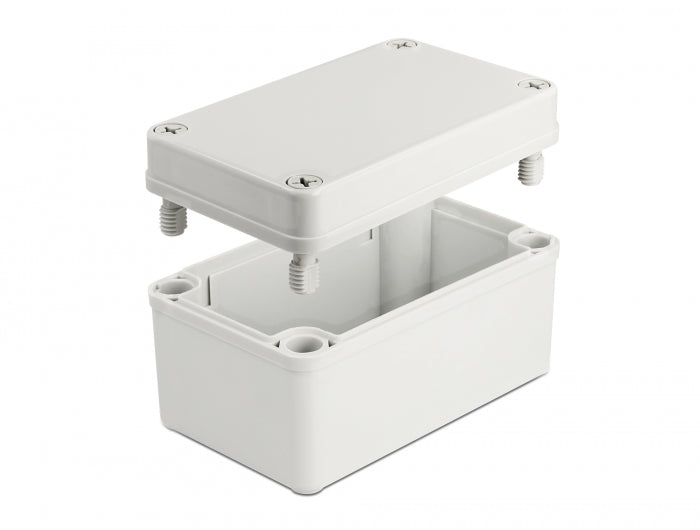 Delock Installationsgehäuse IP65 wasserdicht 130 x 80 x 70 mm grau