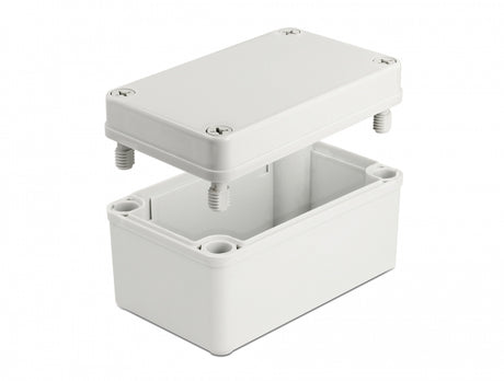 Delock Installationsgehäuse IP65 wasserdicht 130 x 80 x 70 mm grau - Ansicht 2