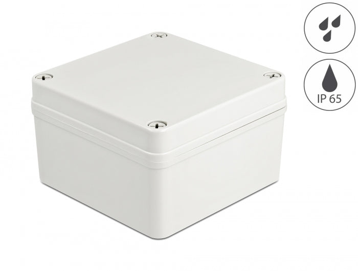 Delock Installationsgehäuse IP65 wasserdicht 125 x 125 x 75 mm grau