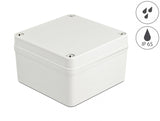 Delock Installationsgehäuse IP65 wasserdicht 125 x 125 x 75 mm grau