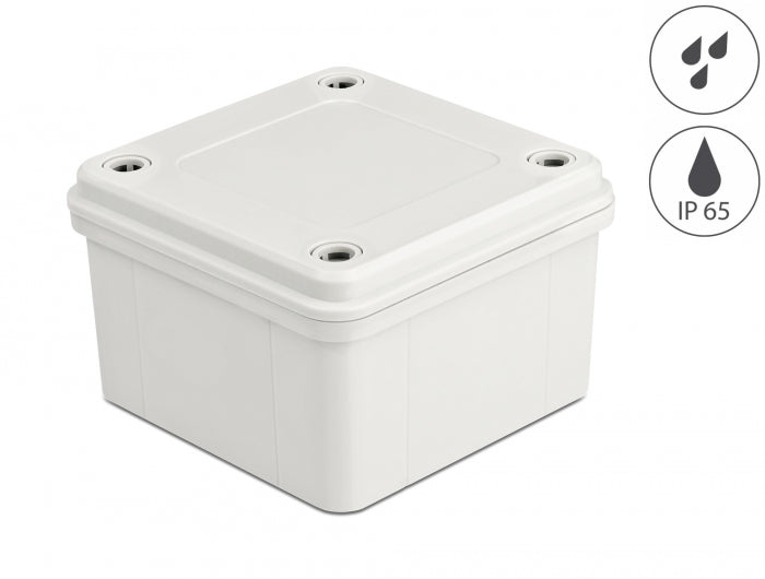 Delock Installationsgehäuse IP65 wasserdicht 96 x 96 x 60 mm grau