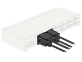 Delock RS-232 Kabel Seriell D-Sub 9 Buchse zu Buchse Nullmodem mit schmalem Steckergehäuse - Full Handshaking - 2 m