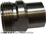 Rotalockadapter 1-1/4"-12x22mm 7/8" löt gerade, Aussengewinde, SW32, L35mm
