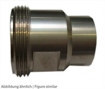 Rotalockadapter 1-3/4"-12x28mm 1-1/8"löt gerade, Aussengewinde, SW46, L38mm