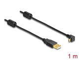 Delock Kabel USB-A Stecker > USB micro-B Stecker gewinkelt 90° oben / unten