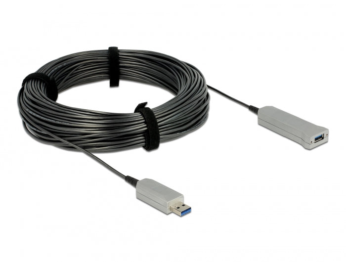 Delock Aktives Optisches Kabel USB 5 Gbps Typ-A Stecker zu Typ-A Buchse 50 m
