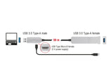 Delock Aktives Optisches Kabel USB 5 Gbps Typ-A Stecker zu Typ-A Buchse 50 m