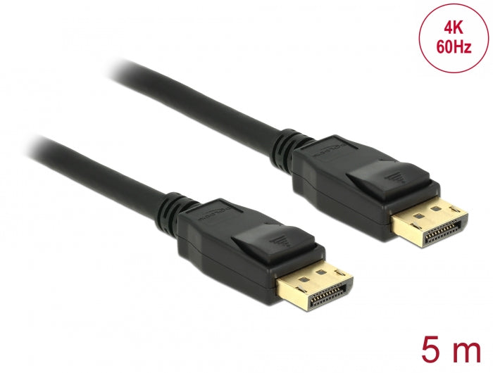 Delock Kabel DisplayPort 1.2 Stecker > DisplayPort Stecker 4K 5 m