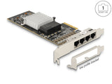 Delock PCI Express x4 Netzwerkkarte Gigabit LAN 4 x RJ45 i350