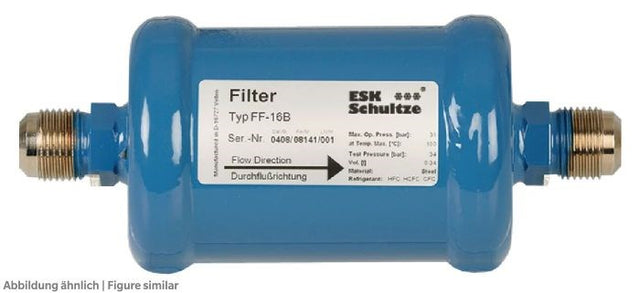 Ölfilter ESK FF-10B, 5/8" UNF (3/8" SAE) Bördel, max. 53bar, L171mm, 5 Micron