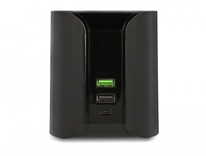 Delock USB und kabelloses Ladegerät 1 x USB Type-C™ PD + 2 x USB Typ-A mit 58 W