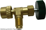 Schraderventil-Durchgangsöffner A-33410 7/16" UNF aussen, lose Mutter 1/2" UNF
