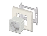 Delock Easy 45 Schutzkontakt-Steckdose 45 x 45 mm