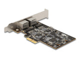 Delock PCI Express x2 Netzwerkkarte 2,5 Gigabit LAN 2 x RJ45 i225